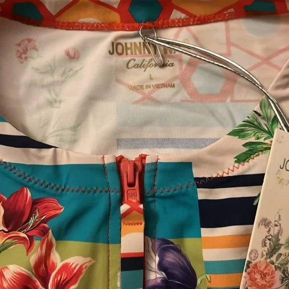 Johnny Was Nanya Swim Surf Shirt Sizes L and XL